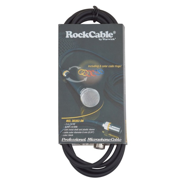 Мікрофонний кабель XLR-XLR ROCKCABLE RCL30353 D6