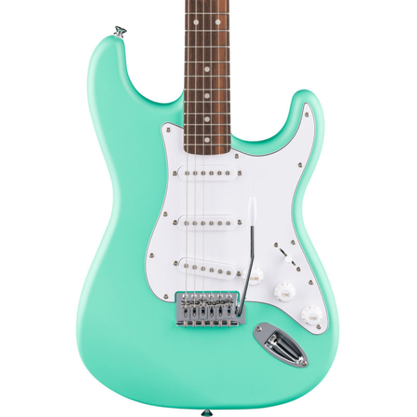 Електрогітара SQUIER DEBUT STRATOCASTER LRL Sea Foam Green, 6 струн, SSS, тремоло