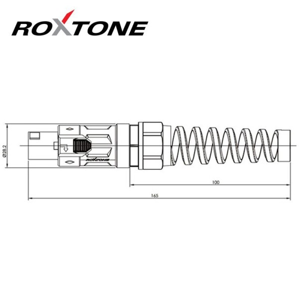 Роз'єм Roxtone RS4FX-N SPEAKON female (мама)