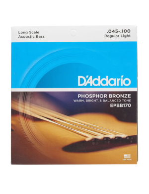 Набор струн для акустической гитары DADDARIO EPBB170 ACOUSTIC BASS PHOSPHOR BRONZE 4 STRING