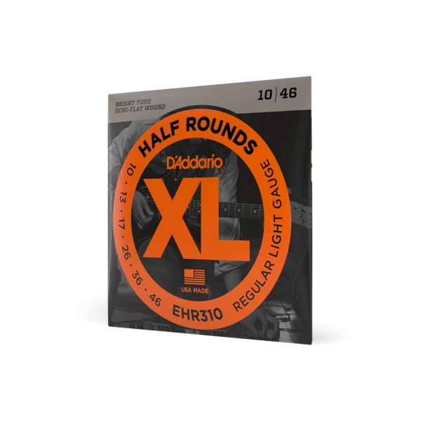 Набір струн для електрогітари DADDARIO EHR310 XL HALF ROUNDS REGULAR LIGHT 10-46