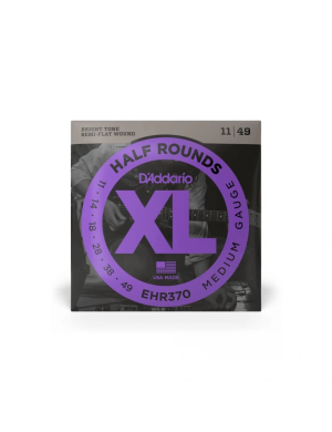 Набор струн для электрогитары DADDARIO EHR370 XL HALF ROUNDS MEDIUM 11-49