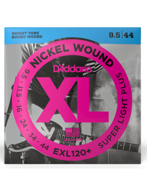 Набор струн для электрогитары DADDARIO EXL120+XL SUPER LIGHT PLUS (09.5-44)