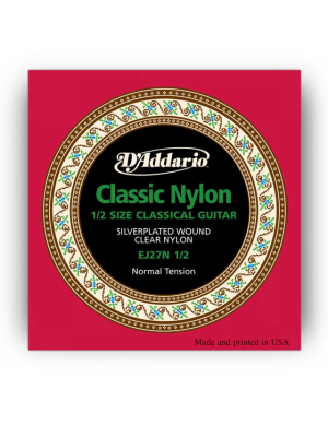 Набор струн для классической гитары DADDARIO EJ27N 1/2 STUDENT CLASSICS NORMAL TENSION 1/2