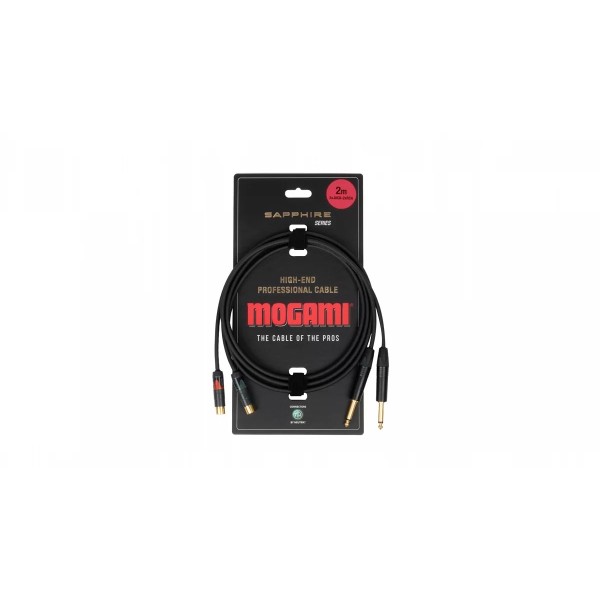 Комутаційний кабель Mogami 2xJACK-2xRCA/2m