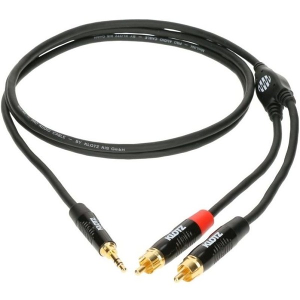Кабель комутаційний KLOTZ KY7-300 MINILINK PRO Y-CABLE BLACK 3 M Кабель комутаційний KLOTZ KY7-300 MINILINK PRO Y-CABLE BLACK 3 M