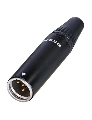 Разъем 4-контактный Mini-XLR папа REAN by Neutrik RT4MC-B