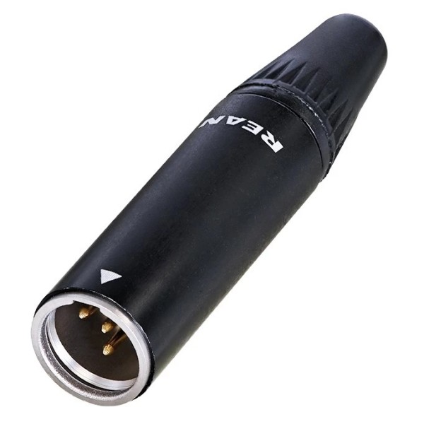 Роз'єм 4-контактний Mini-XLR тато REAN by Neutrik RT4MC-B