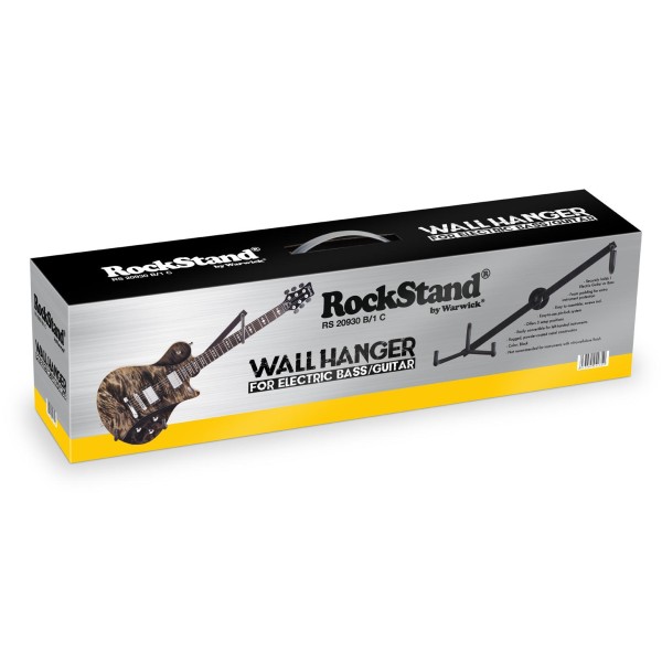 Настінний тримач ROCKSTAND RS20930 B – Electric Guitar Wall Hanger (горизонтальний)