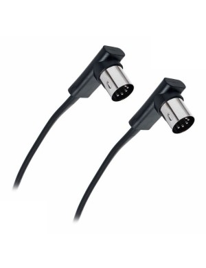 MIDI-кабель ROCKBOARD RBO CAB MIDI 200 BK Flat MIDI Cable - Black, 200 cm