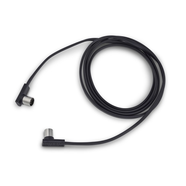 MIDI-кабель ROCKBOARD RBO CAB MIDI 200 BK Flat MIDI Cable - Black, 200 cm