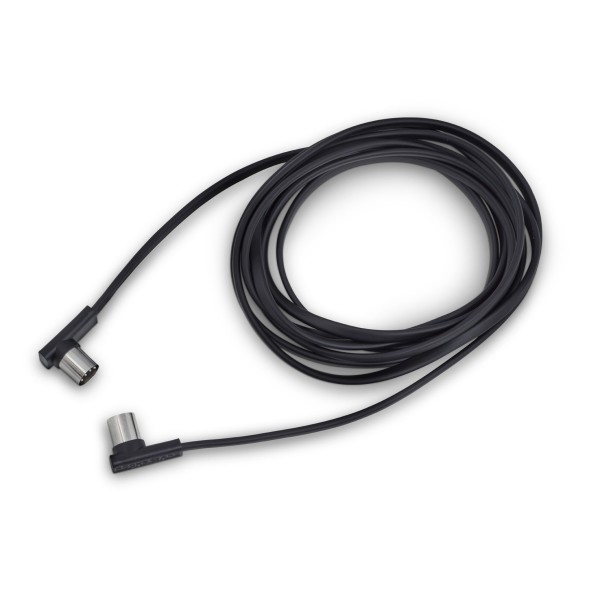 MIDI-кабель ROCKBOARD RBO CAB MIDI 300 BK Flat MIDI Cable - Black, 300 cm