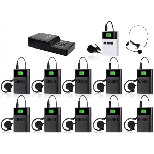 Бездротова система тур-гід DV audio TGD-KIT1T10R комплект