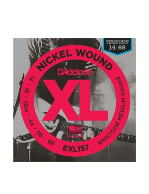 Набор струн для электрогитары DADDARIO EXL157 XL BARITONE MEDIUM (14-68)