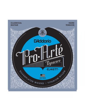 Набор струн для классической гитары DADDARIO EJ46TT ARTE DYNACORE TITANIUM TREBLES, HARD TENSION