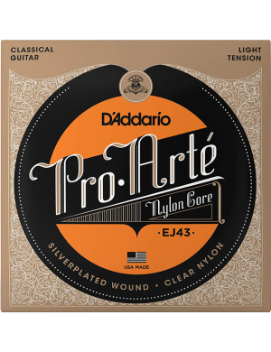 Набор струн для классической гитары DADDARIO EJ43 PRO-ARTE LIGHT TENSION
