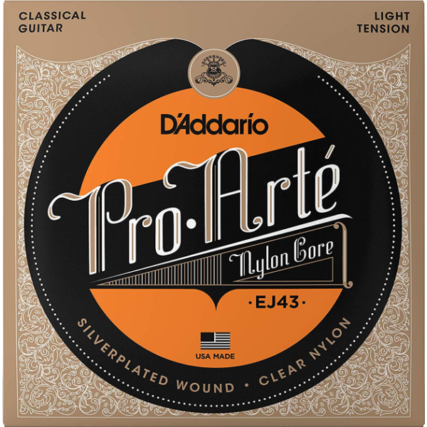Набір струн для класичної гітари DADDARIO EJ43 PRO-ARTE LIGHT TENSION