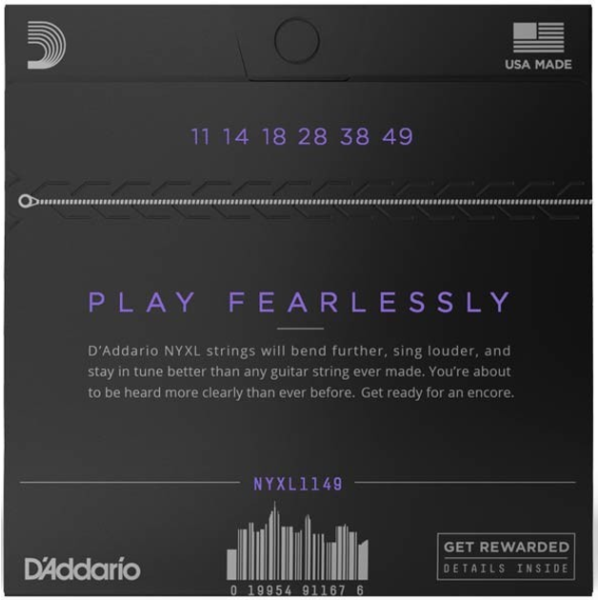 Набір струн для електрогітари DADDARIO NYXL1149 MEDIUM (11-49)