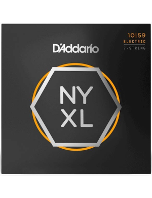 Набор струн для электрогитары DADDARIO NYXL1059 NYXL REGULAR LIGHT 7-STRING 10-59