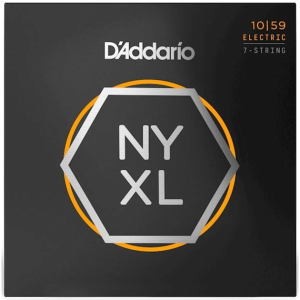 Набір струн для електрогітари DADDARIO NYXL1059 NYXL REGULAR LIGHT 7-STRING 10-59