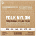 Набір струн для класичної гітари DADDARIO EJ32C FOLK NYLON Ball End Silver Wound / Clear Treble