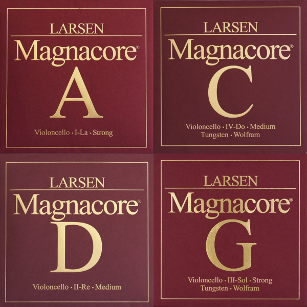 Комплект струн Larsen Magnacore (medium) 4/4 для віолончелі