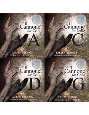 Комплект струн для віолончелі Larsen Il Cannone (Direct & Focused) 4/4