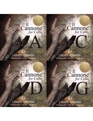 Комплект струн для віолончелі Larsen Il Cannone (Warm & Broad) 4/4