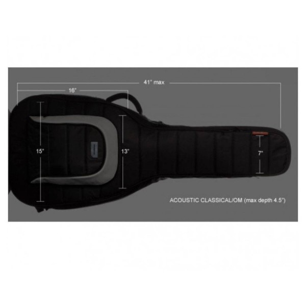 Чохол для класичної гітари MONO M80-AC-BLK