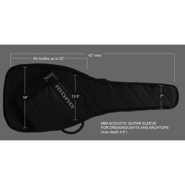 Чохол для акустичної гітари MONO M80-SAD-BLK
