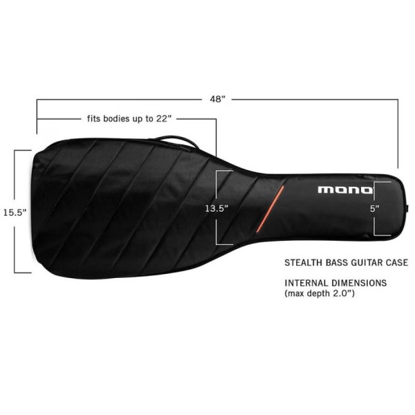Чохол для бас-гітари MONO M80-STEB-BLK