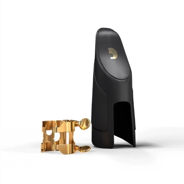 Лігатура та ковпачок для кларнета Bb D'ADDARIO H-LIGATURE & CAP FOR Bb CLARINET Gold-Plated
