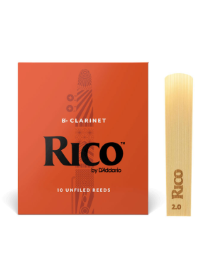 Трость для кларнета D'ADDARIO Rico - Bb Clarinet #2.0 (1шт)