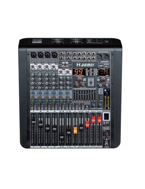 Активный микшерный пульт DJ Lights JS-8P Активный микшерный пульт DJ Lights JS-8P