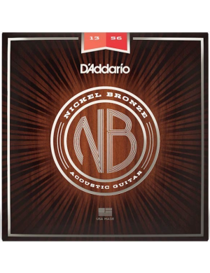 Набор струн для акустической гитары DADDARIO NB1356 NICKEL BRONZE MEDIUM 13-56