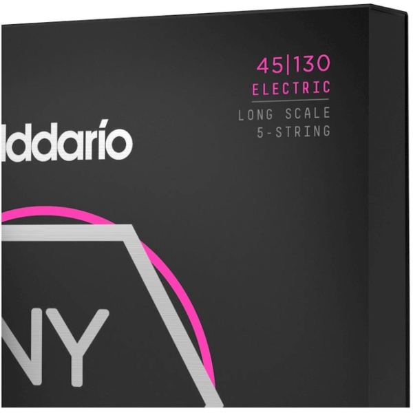 Набір струн для бас гітари DADDARIO NYXL45130 REGULAR LIGHT 5 STRING 45-130