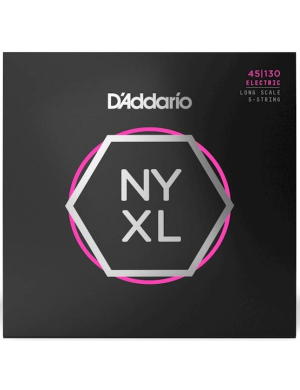 Набор струн для бас гитары DADDARIO NYXL45130 REGULAR LIGHT 5 STRING 45-130