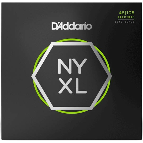 Набір струн для бас гітари DADDARIO NYXL45105 LIGHT TOP / MED BOTTOM 45-105