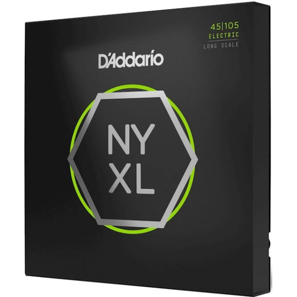 Набір струн для бас гітари DADDARIO NYXL45105 LIGHT TOP / MED BOTTOM 45-105