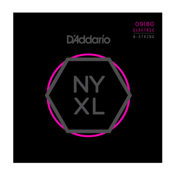 Набір струн для електрогітари DADDARIO NYXL0980 NYXL SUPER LIGHT 8-STRING 09-80