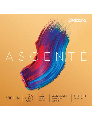 Струна для скрипки DADDARIO A312 4/4M Ascent Violin String A 4/4M