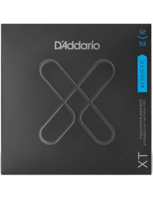 Струны для акустической гитары D'Addario XTAPB1253 XT Phosphor Bronze Light (12-53)