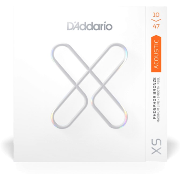 Струни для акустичної гітари DADDARIO XSAPB1047 XS PHOSPHOR BRONZE EXTRA LIGHT (10-47)