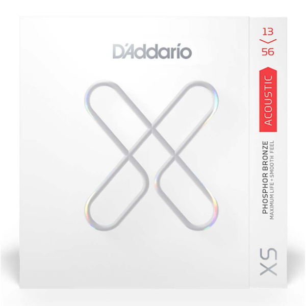 Струни для акустичної гітари DADDARIO XSAPB1356 XS PHOSPHOR BRONZE MEDIUM (13-56)