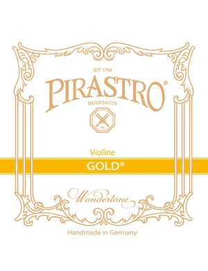 Комплект струн для скрипки Pirastro Gold 4/4 (Мі-кулька)