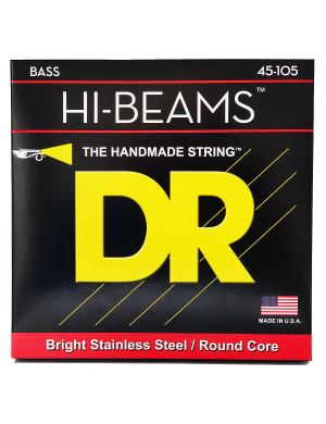 Струны для бас-гитары DR STRINGS HI-BEAM BASS - MEDIUM (45-105)