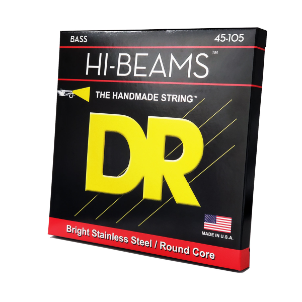 Струни для бас-гітари DR STRINGS HI-BEAM BASS - MEDIUM (45-105)