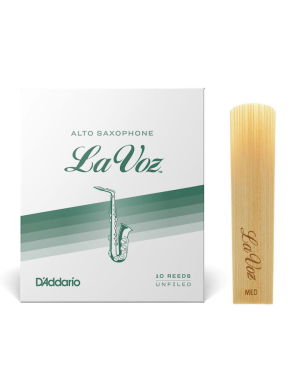 Трость для альт-саксофона D'ADDARIO La Voz - Alto Sax Medium (1шт)