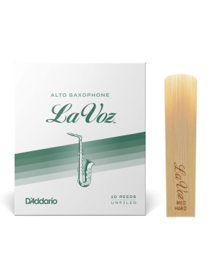 Трость для альт-саксофона D'ADDARIO La Voz - Alto Sax Medium Hard (1шт)