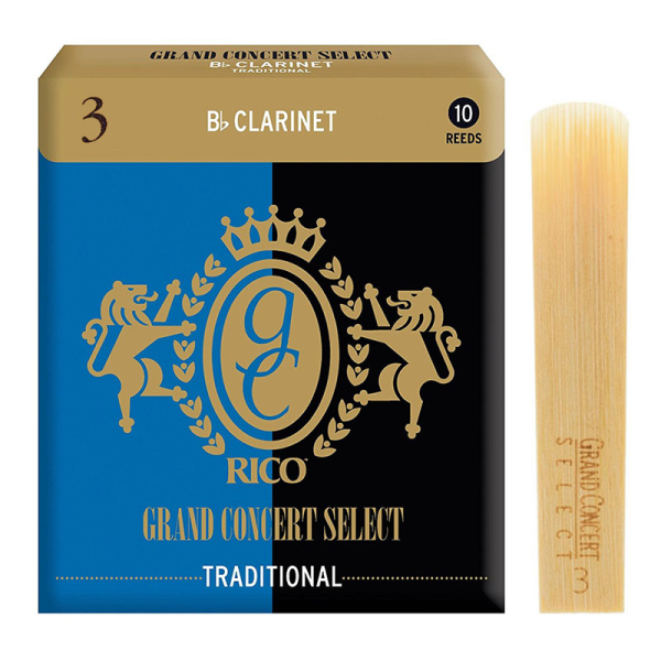 Тростина для кларнета D'ADDARIO Grand Concert Select - Bb Clarinet #3.0 (1шт)